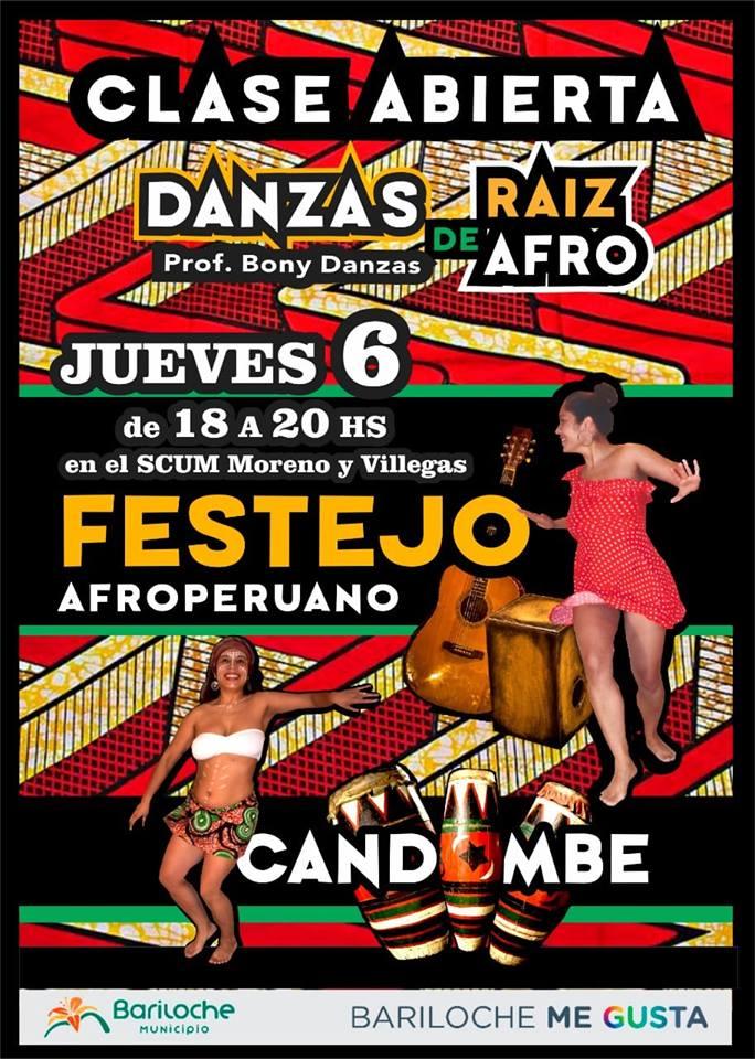 Clase abierta de danzas afro