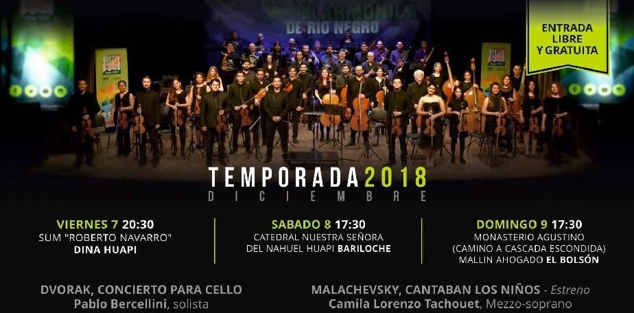 Conciertos de la Orquesta Filarm&oacute;nica de Rio Negro