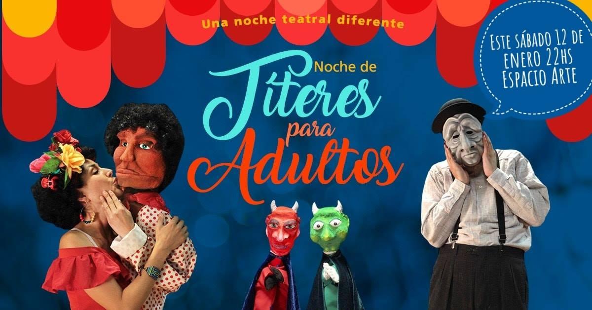 Noche de t&iacute;teres para adultos