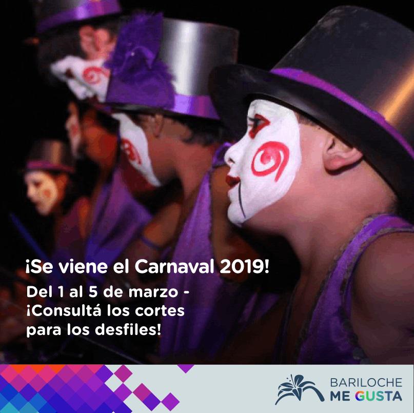 Bariloche celebra el Carnaval 2019