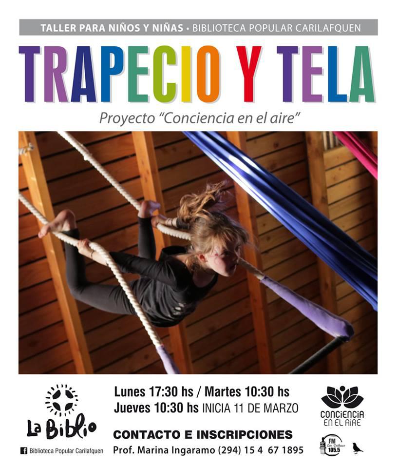 Taller de trapecio y tela