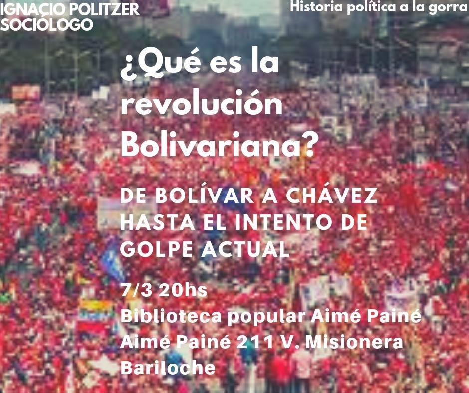 Historia pol&iacute;tica a la gorra: &iquest;Qu&eacute; es la revoluci&oacute;n bolivariana?