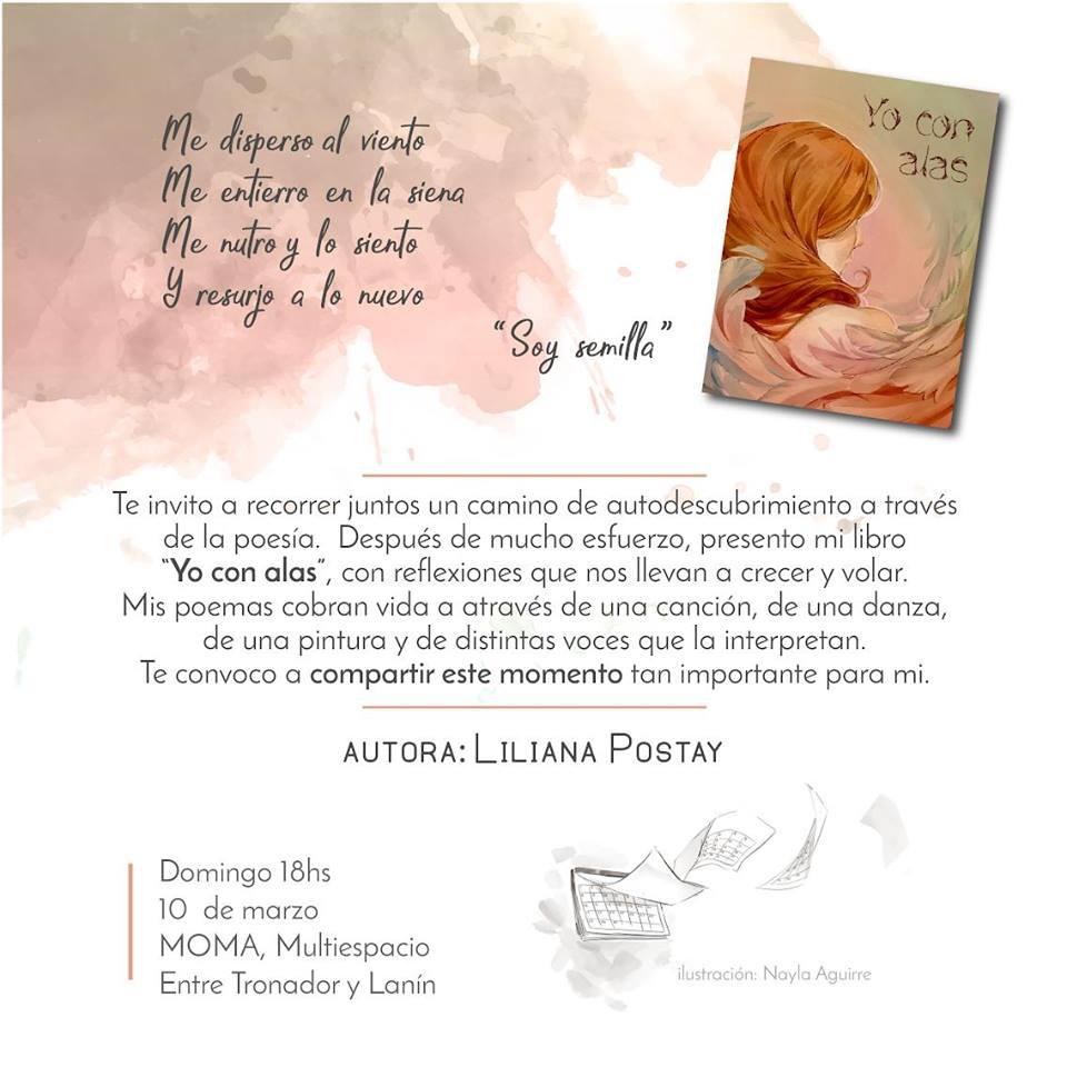 Presentaci&oacute;n de 'Yo con alas' de Liliana Postay