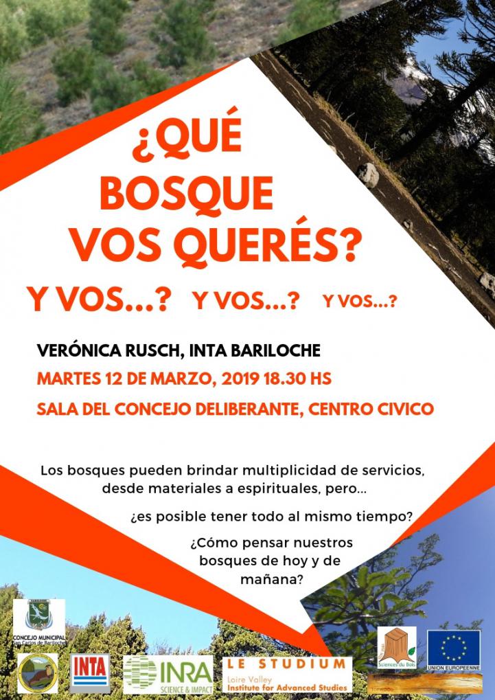 Charla INTA sobre usos del bosque