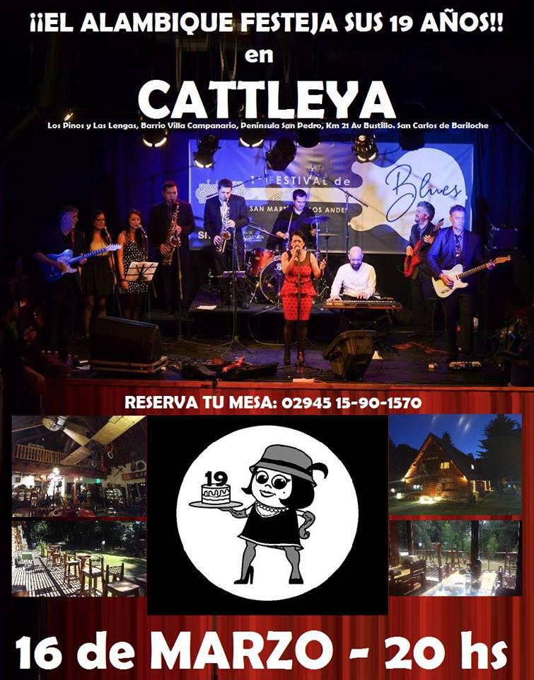 El Alambique festeja sus 19 a&ntilde;os en CATTLEYA