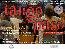 Desde este jueves 4, Tango al Paso en Bariloche