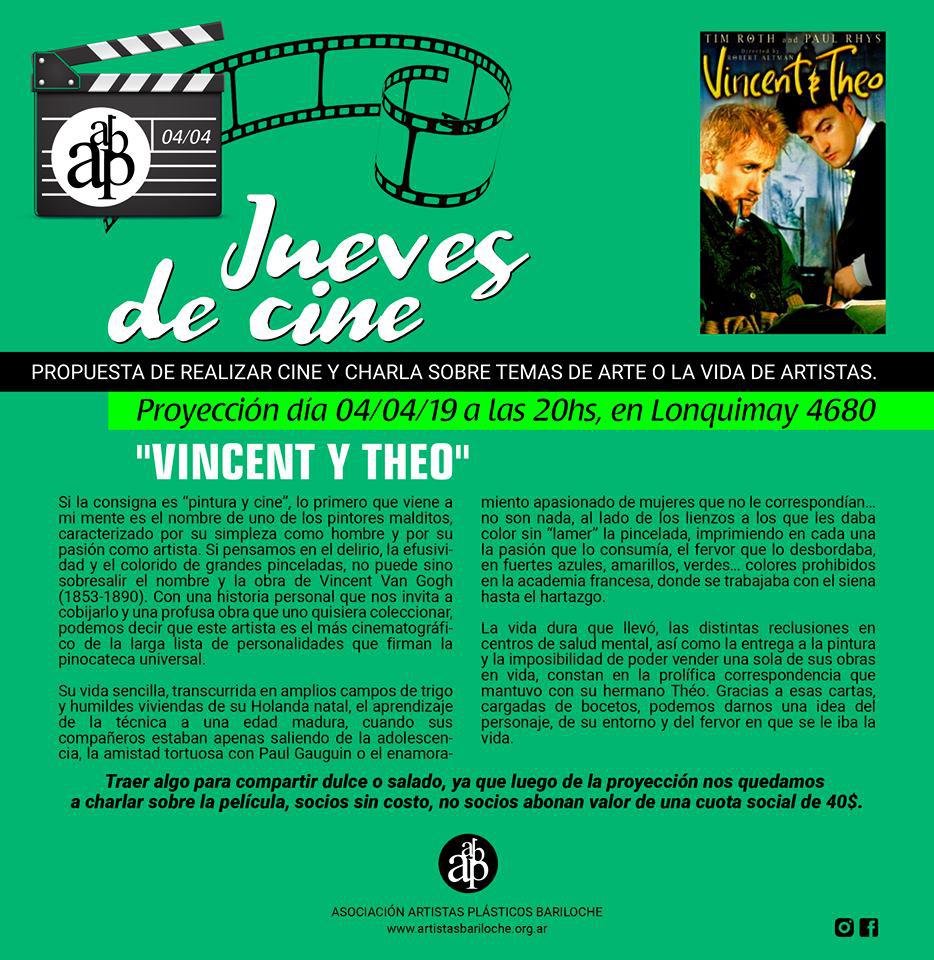 Jueves de cine en la AAPB: 'Vincent y Theo'