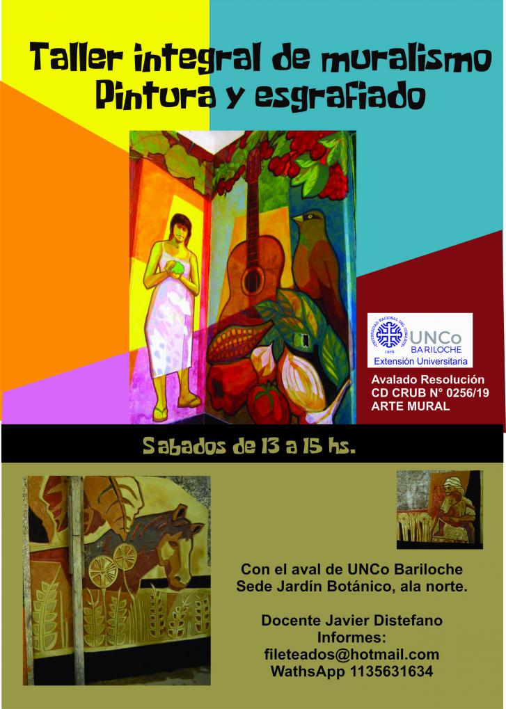 Taller integral de muralismo, pintura y esgrafiado