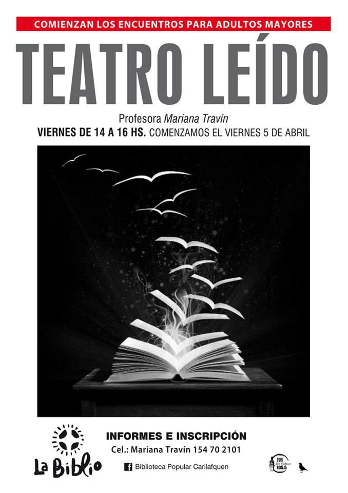 Comienzan los encuentros de teatro le&iacute;do