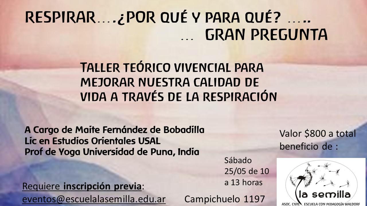 Taller de respiraci&oacute;n