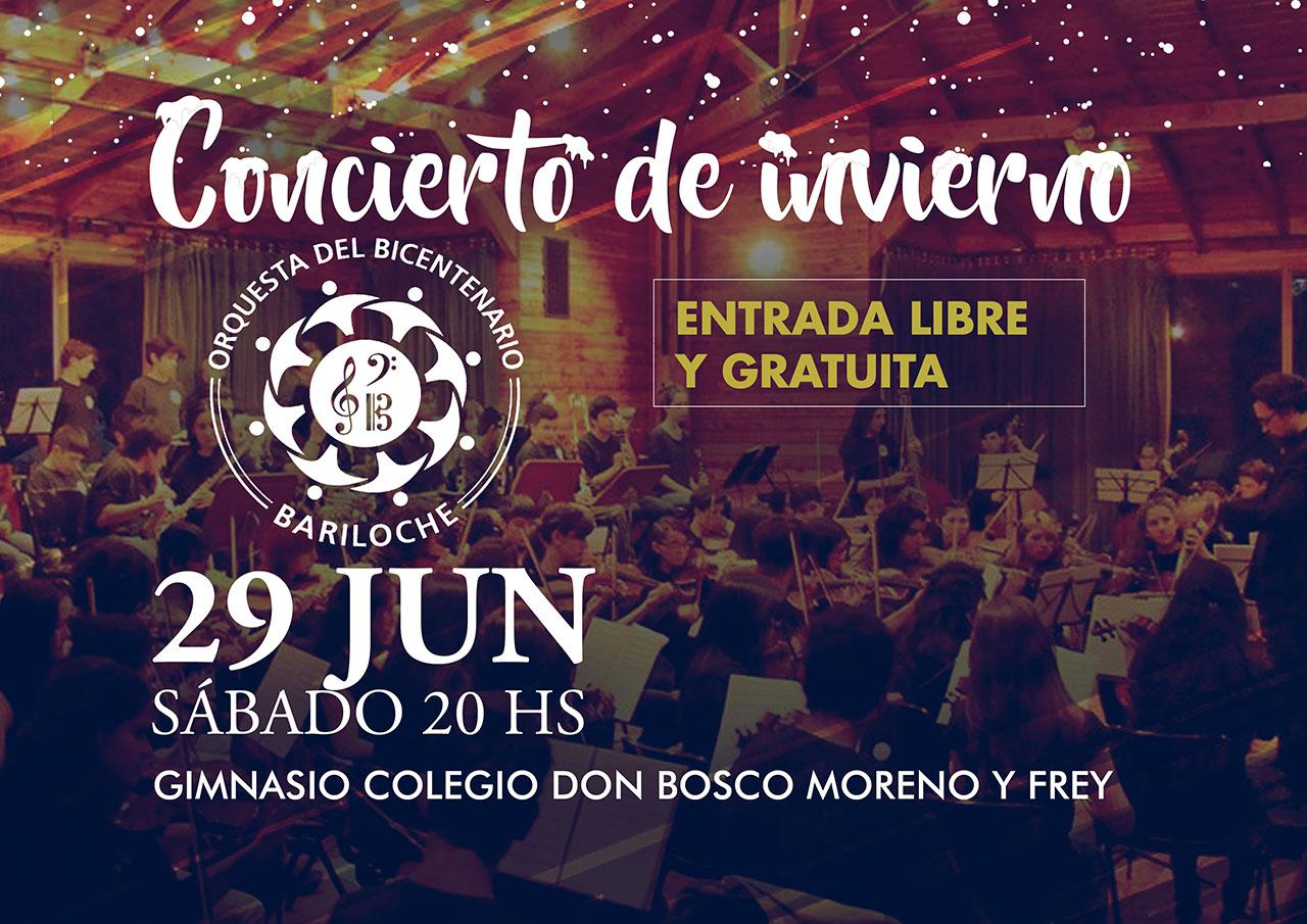 Concierto de Invierno de la Orquesta del Bicentenario Bariloche