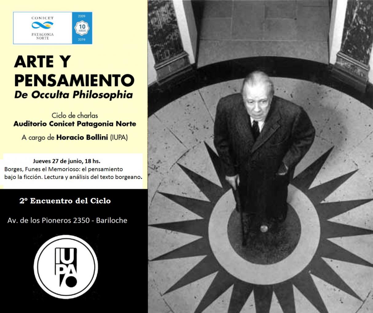 Ciclo de charlas Arte y Pensamiento: Funes el memorioso, cuento de Borges