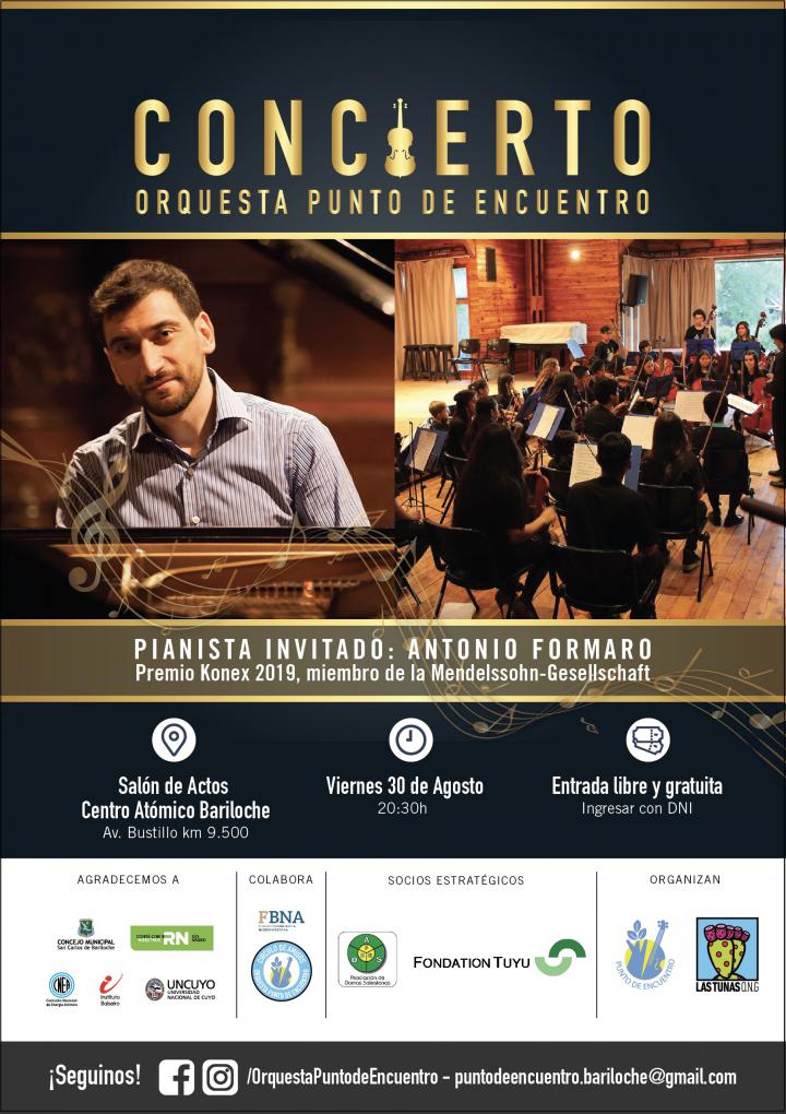 Concierto Orquesta Punto de Encuentro junto al pianista Antonio Formaro