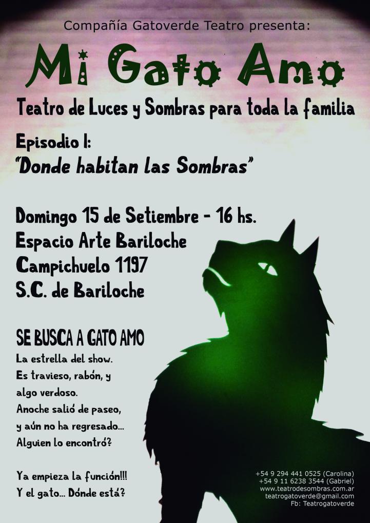 Obra de teatro de sombras para todo p&uacute;blico "Mi Gato Amo"