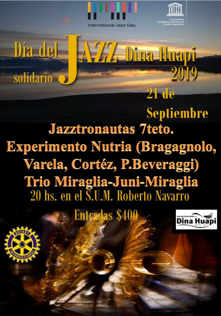 Dia del Jazz Solidario en Dina Huapi 2019