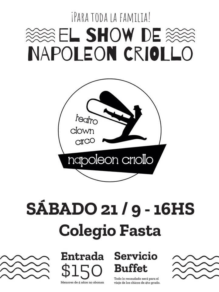 El show de Napole&oacute;n Criollo
