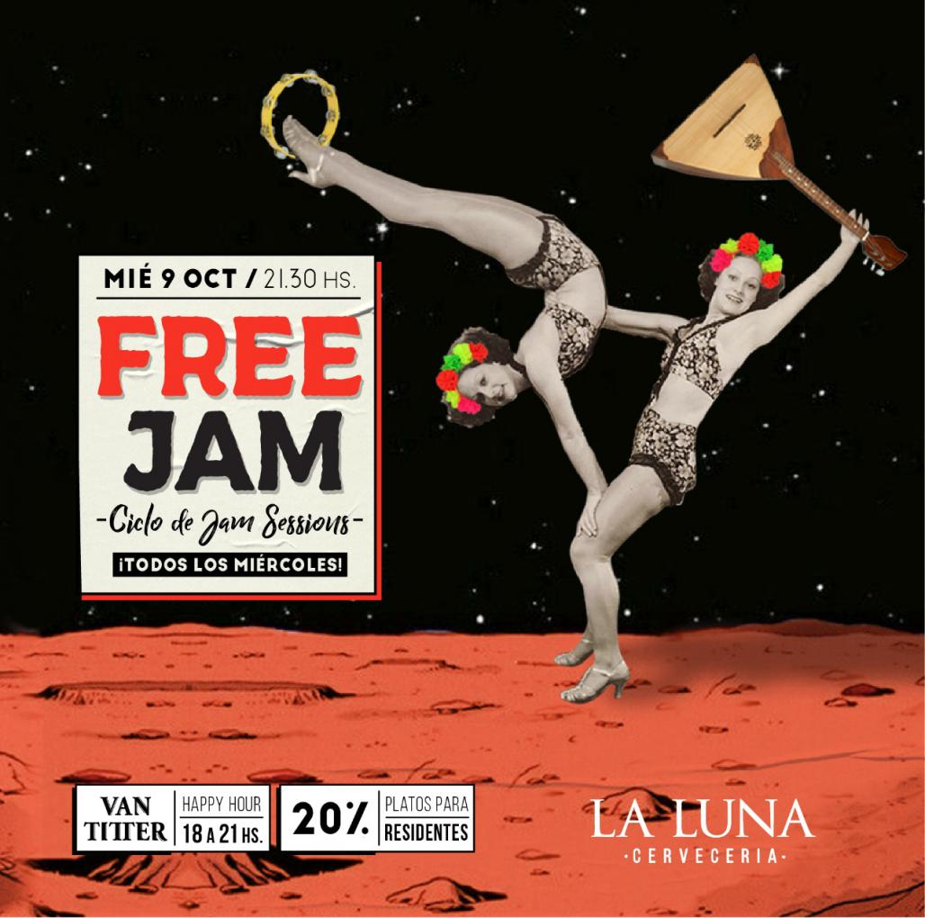 Miercoles de JAM multiestilo en La Luna