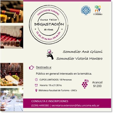 Taller de Degustaci&oacute;n de Vinos Nivel Inicial