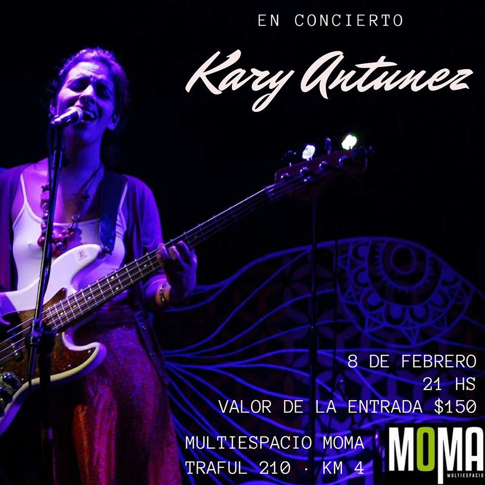 Kary Antunez en concierto