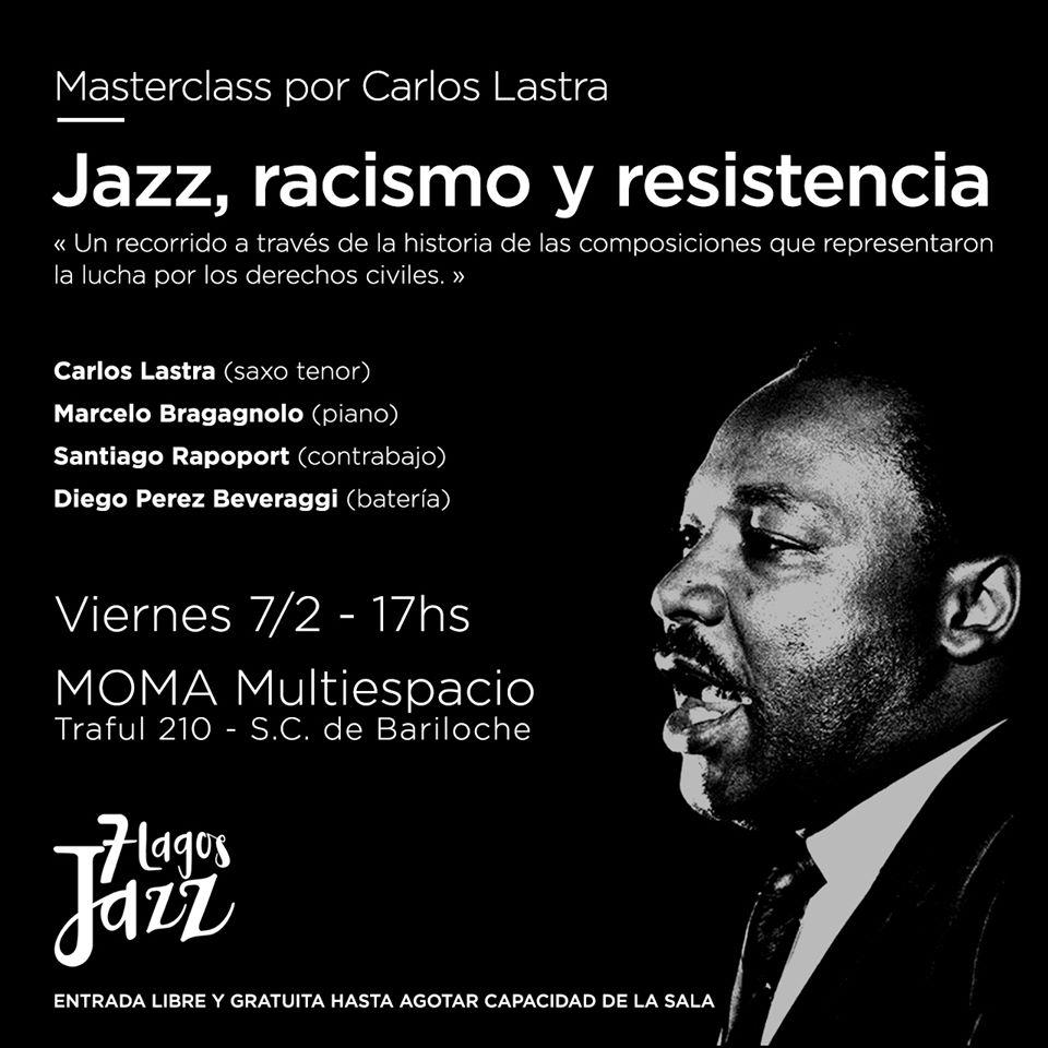 Masterclass de Carlos Lastra: Jazz, racismo y resistencia