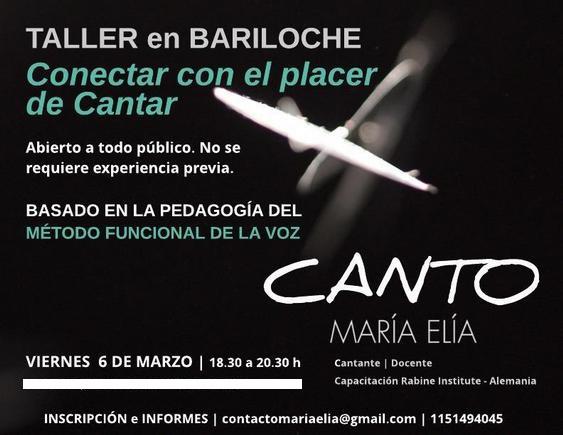 Taller 'Conectarse con el placer de cantar'