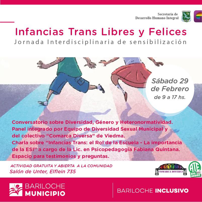 Jornada de Sensibilizaci&oacute;n Abierta y Gratuita: 'Infancias Trans Felices y Libres'