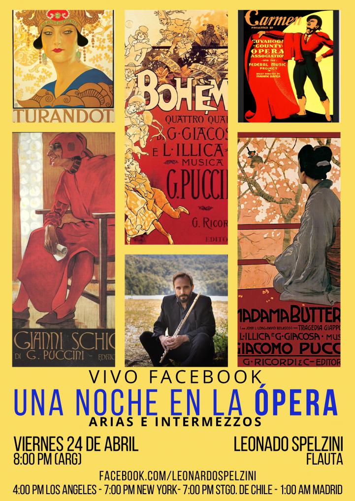 "Una noche en la &Oacute;pera" por facebook