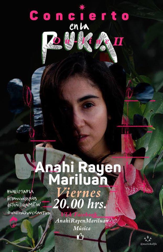 Anahi Rayen Mariluan -M&uacute;sica- en el marco del ciclo &uml;Concierto en la ruka&uml;