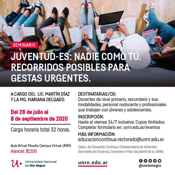 Seminario Juventud-es: Nadie como t&uacute;