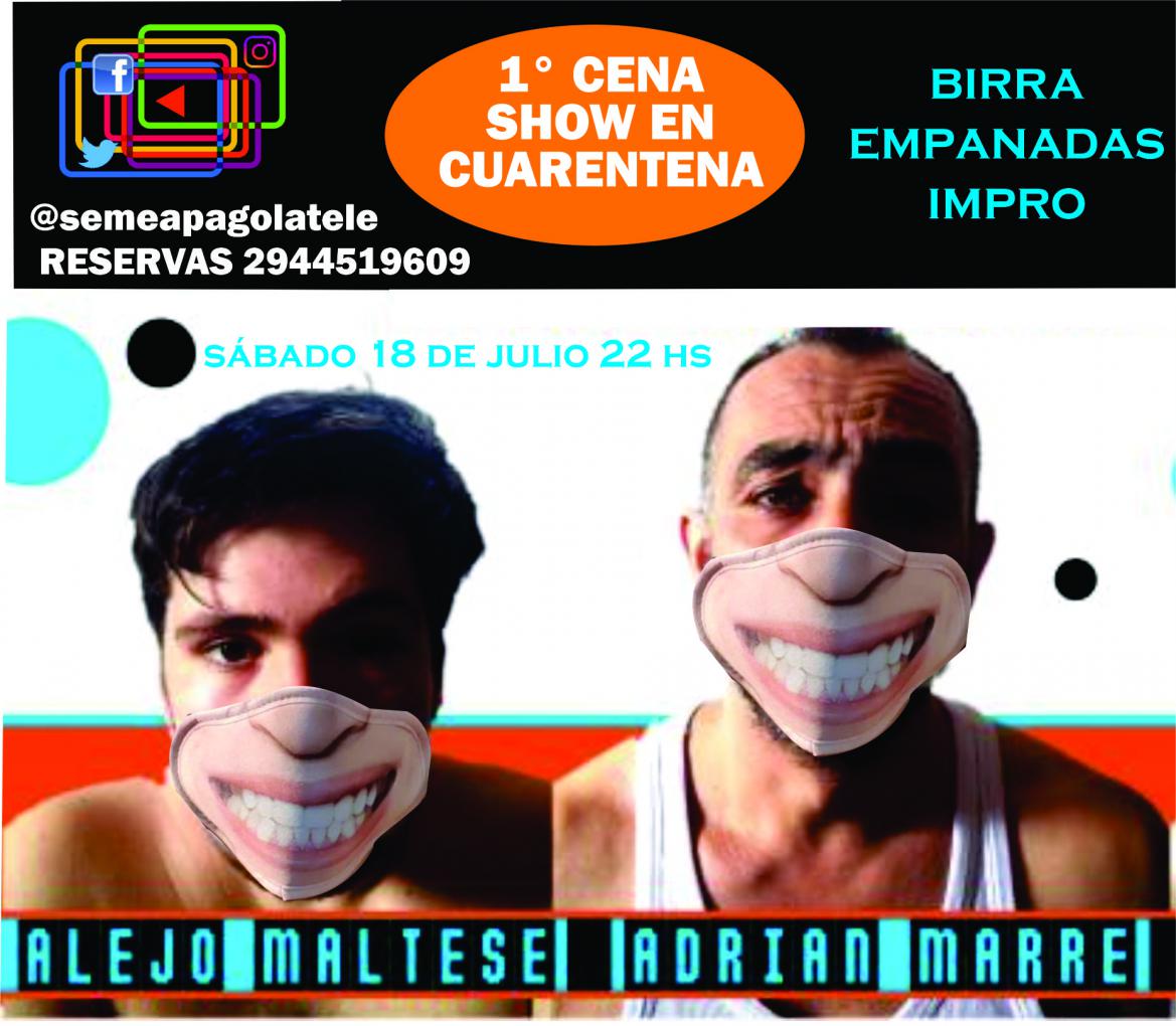 Impro Acci&oacute;n: primera cena show en cuarentena