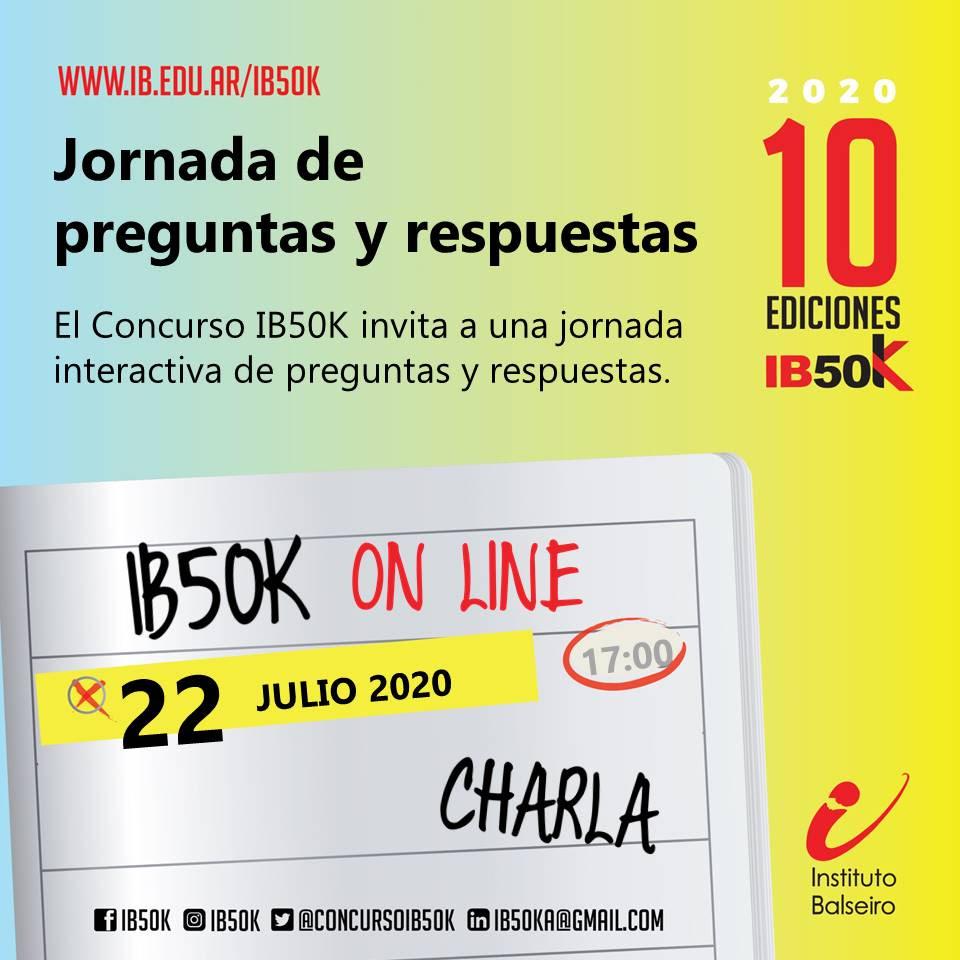 El concurso IB50K invita a una jornada online de preguntas y respuestas