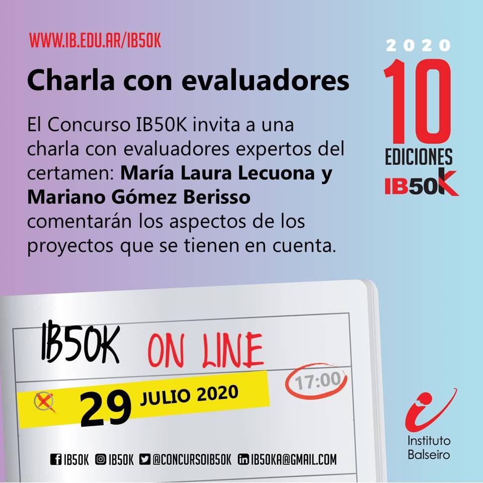 &Uacute;ltimas semanas para la presentaci&oacute;n de proyectos: el concurso IB50K invita a una charla con evaluadores expertos del certamen