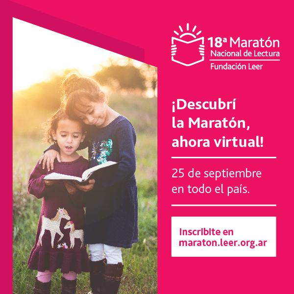 &iexcl;Ahora virtual! Con reconocidos autores e ilustradores, el 25 de septiembre llega la 18.a Marat&oacute;n Nacional de Lectura