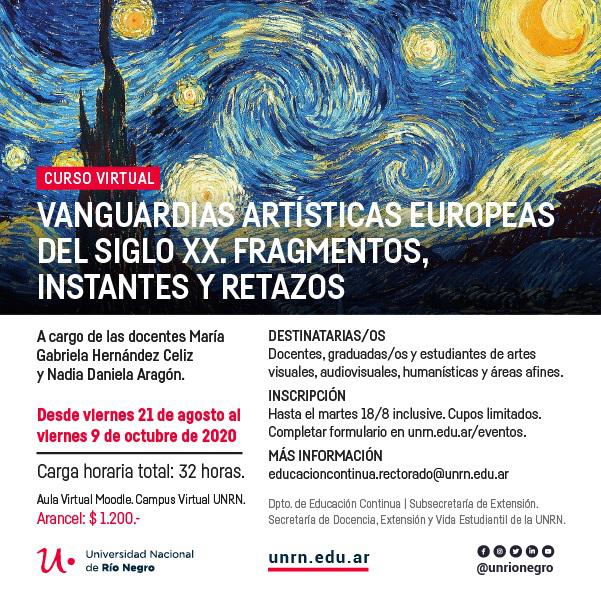 Curso virtual: Vanguardias art&iacute;sticas europeas