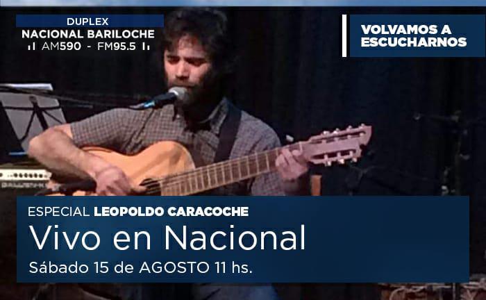 Leopoldo Caracoche en "Vivo en Nacional"