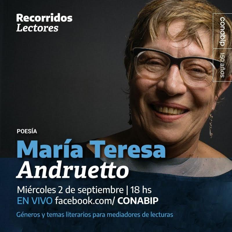 Charla sobre poes&iacute;a con Mar&iacute;a Teresa Andruetto