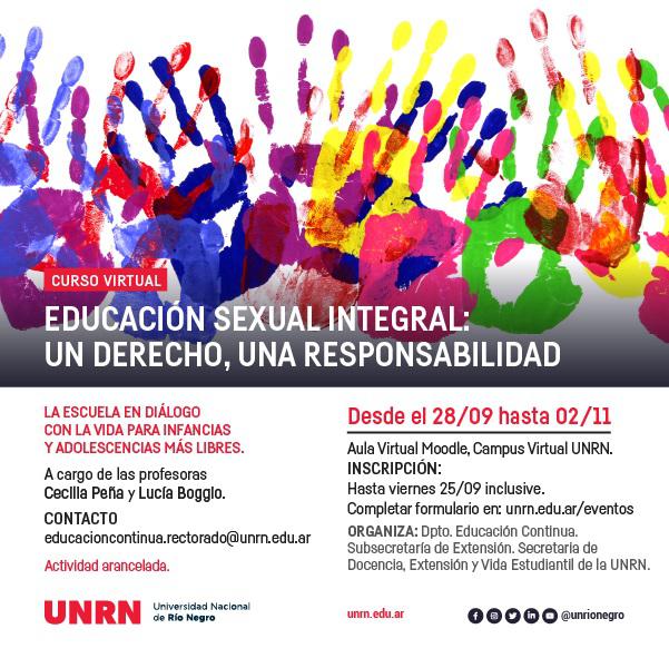 Educaci&oacute;n sexual integral: un derecho, una responsabilidad