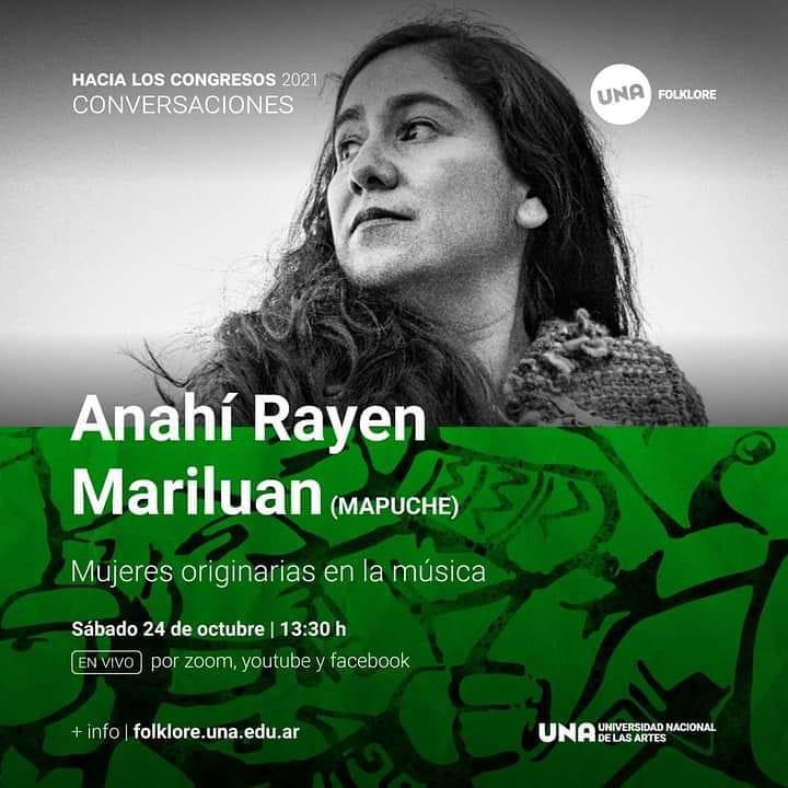 Anahi Rayen Mariluan Mujeres originarias en la m&uacute;sica / "Conversaciones"