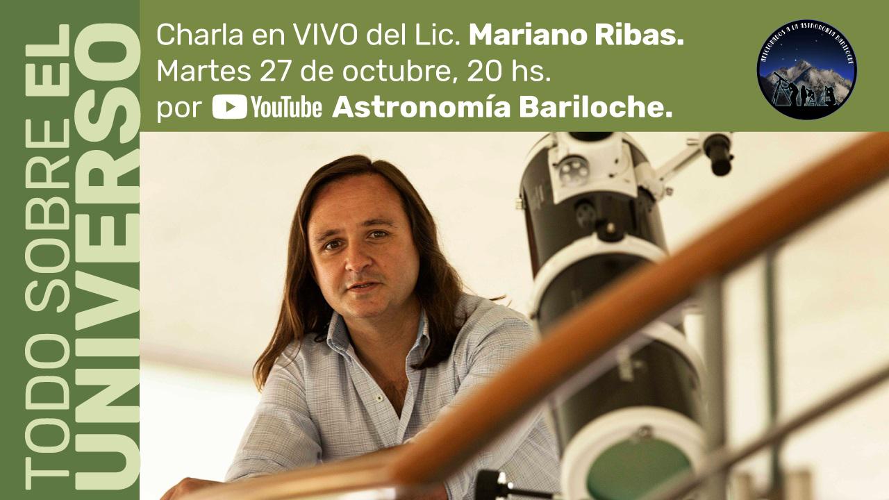 Nueva charla virtual en vivo: "Todo sobre el Universo"