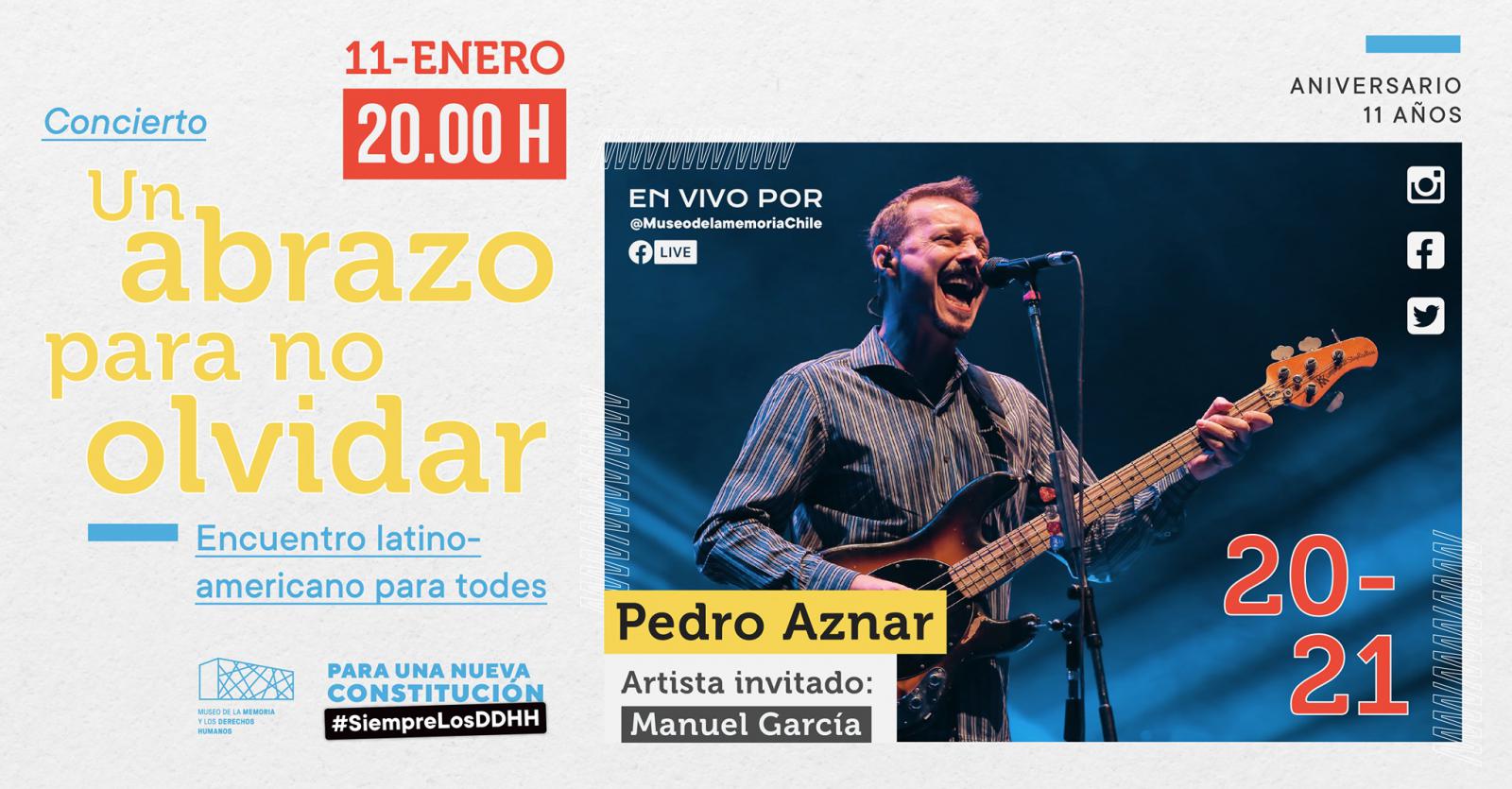 Concierto Pedro Aznar: un abrazo para no olvidar