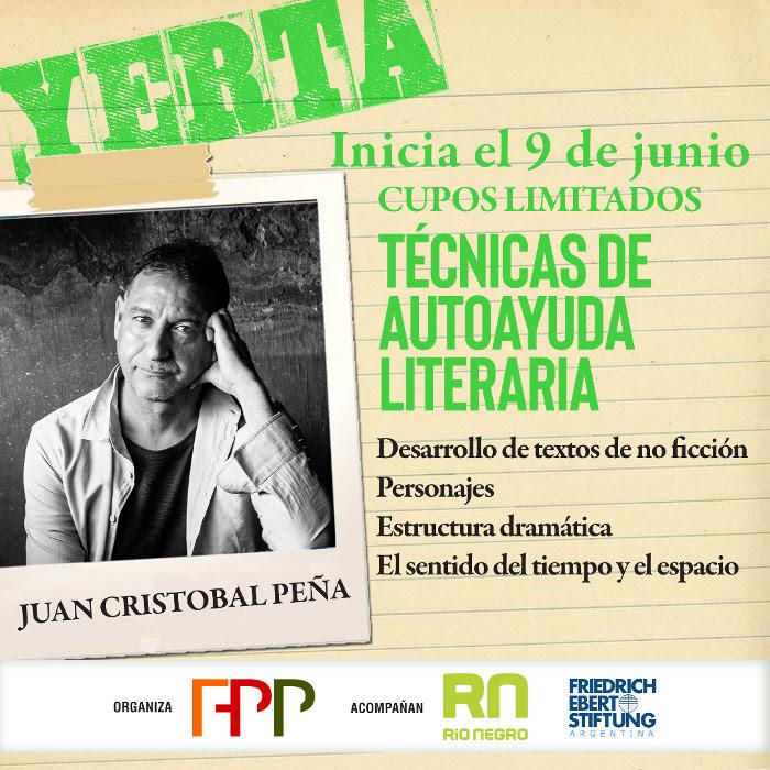 El reconocido escritor chileno Juan Cristobal Pe&ntilde;a brindar&aacute; un taller para periodistas patag&oacute;nicos/as