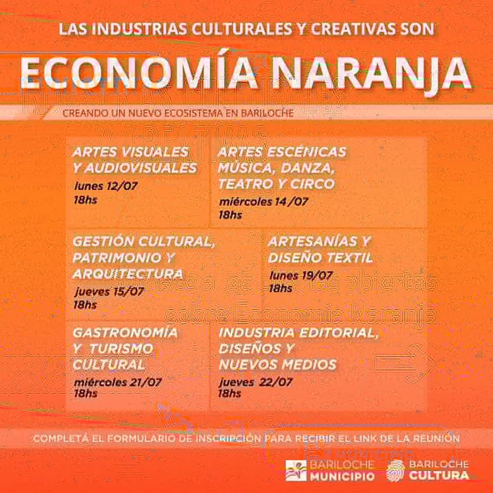 Charlas abiertas sobre Econom&iacute;a Naranja