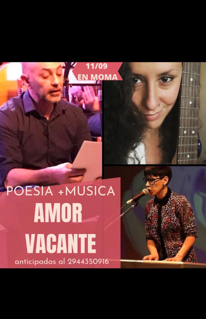 Poes&iacute;a + M&uacute;sica: Amor vacante