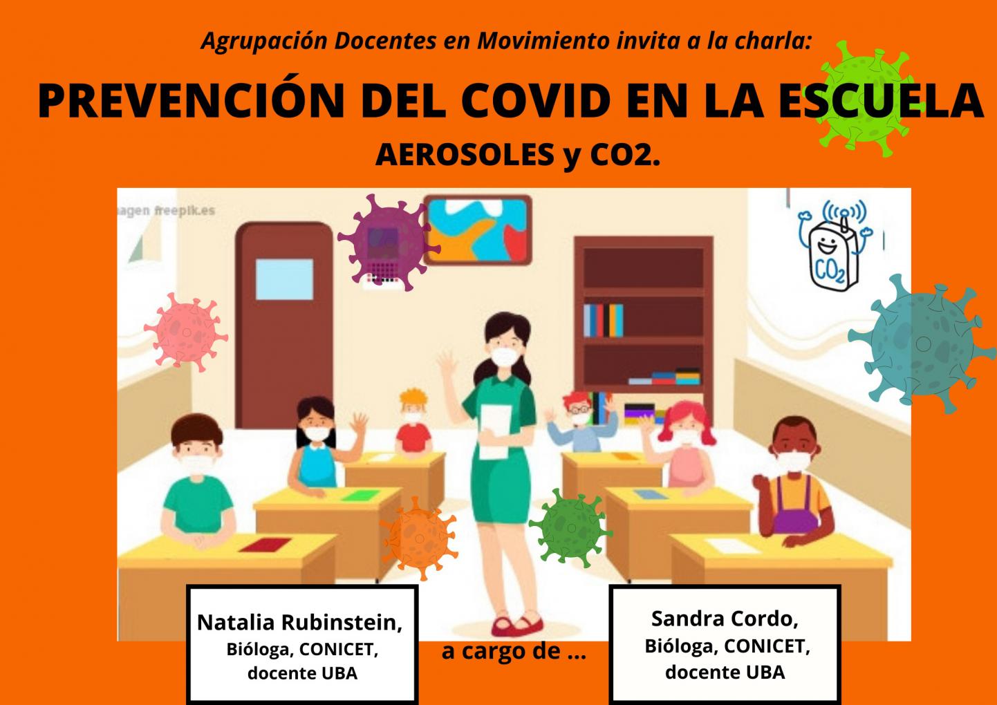 Charla: Aerosoles y CO2: Prevenci&oacute;n del Covid en la escuela