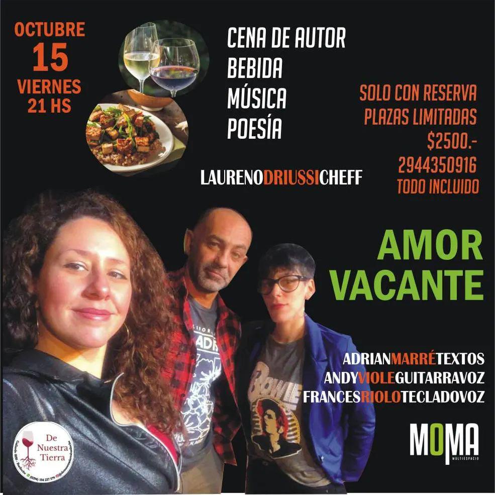 Amor Vacante cena show