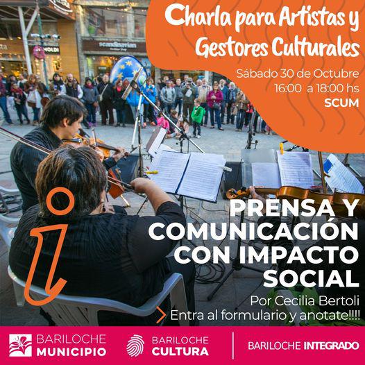 Charla para artistas y gestores culturales &#147;Prensa y comunicaci&oacute;n con impacto social&#148;