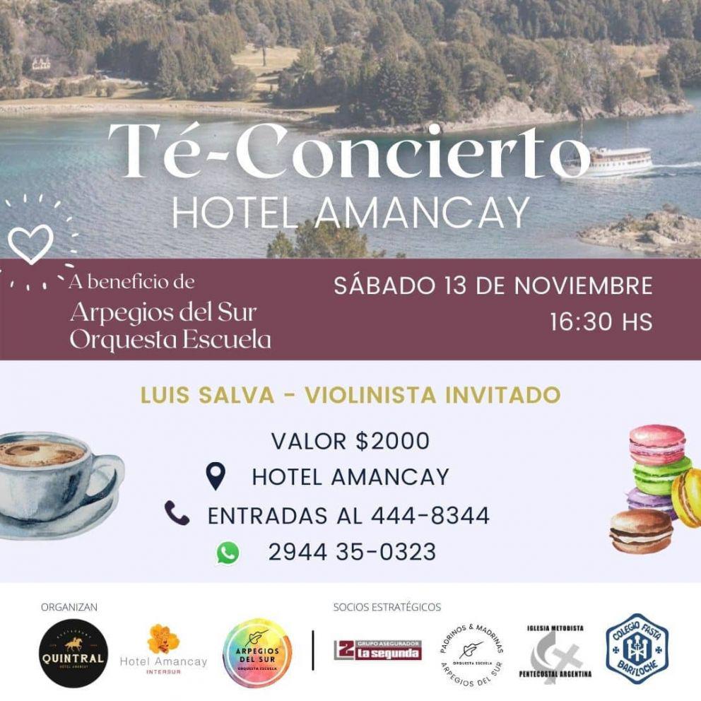 T&eacute;-Concierto en el Hotel Amancay a beneficio de Arpegios del Sur Orquesta Escuela