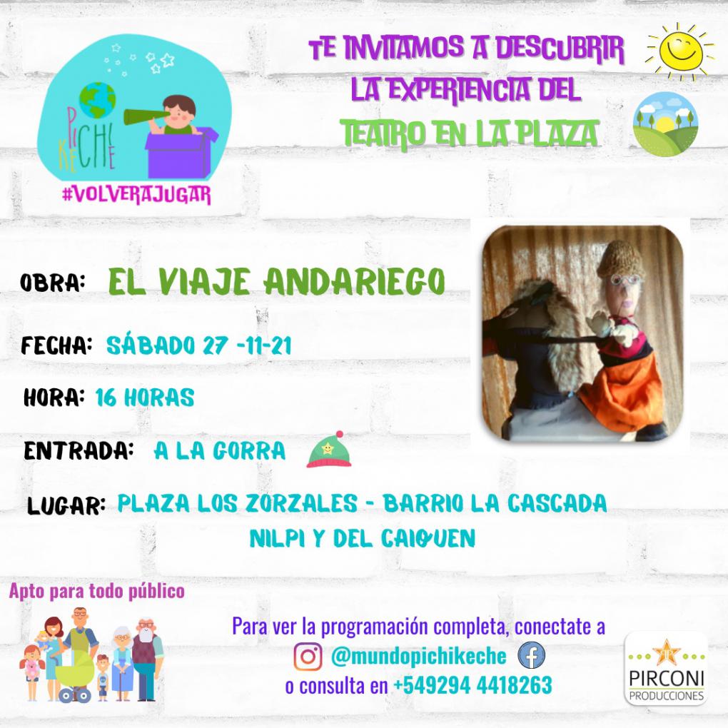 Teatro en la plaza: El viaje andariego