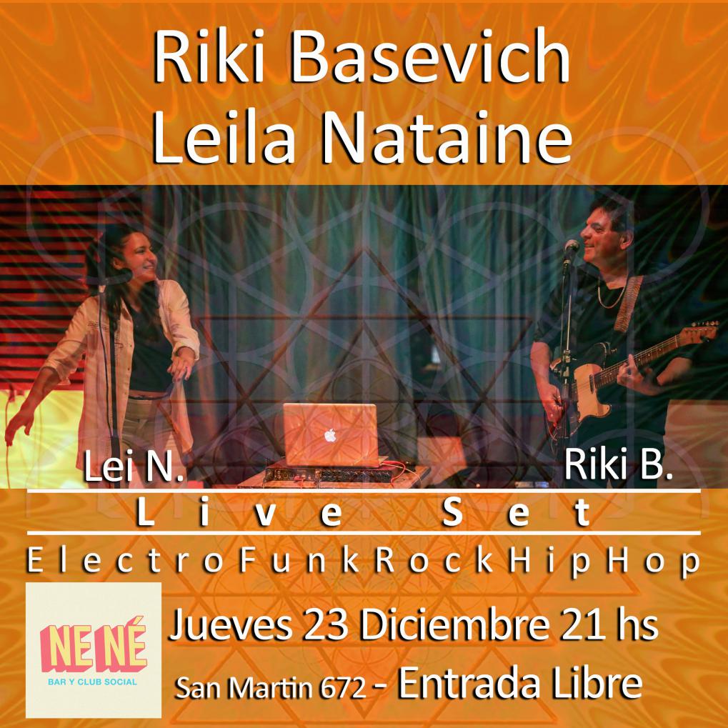 Riki B. + Lei N. en NeN&eacute; Bar