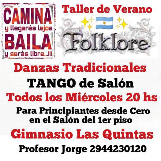 Tango y Folklore en verano